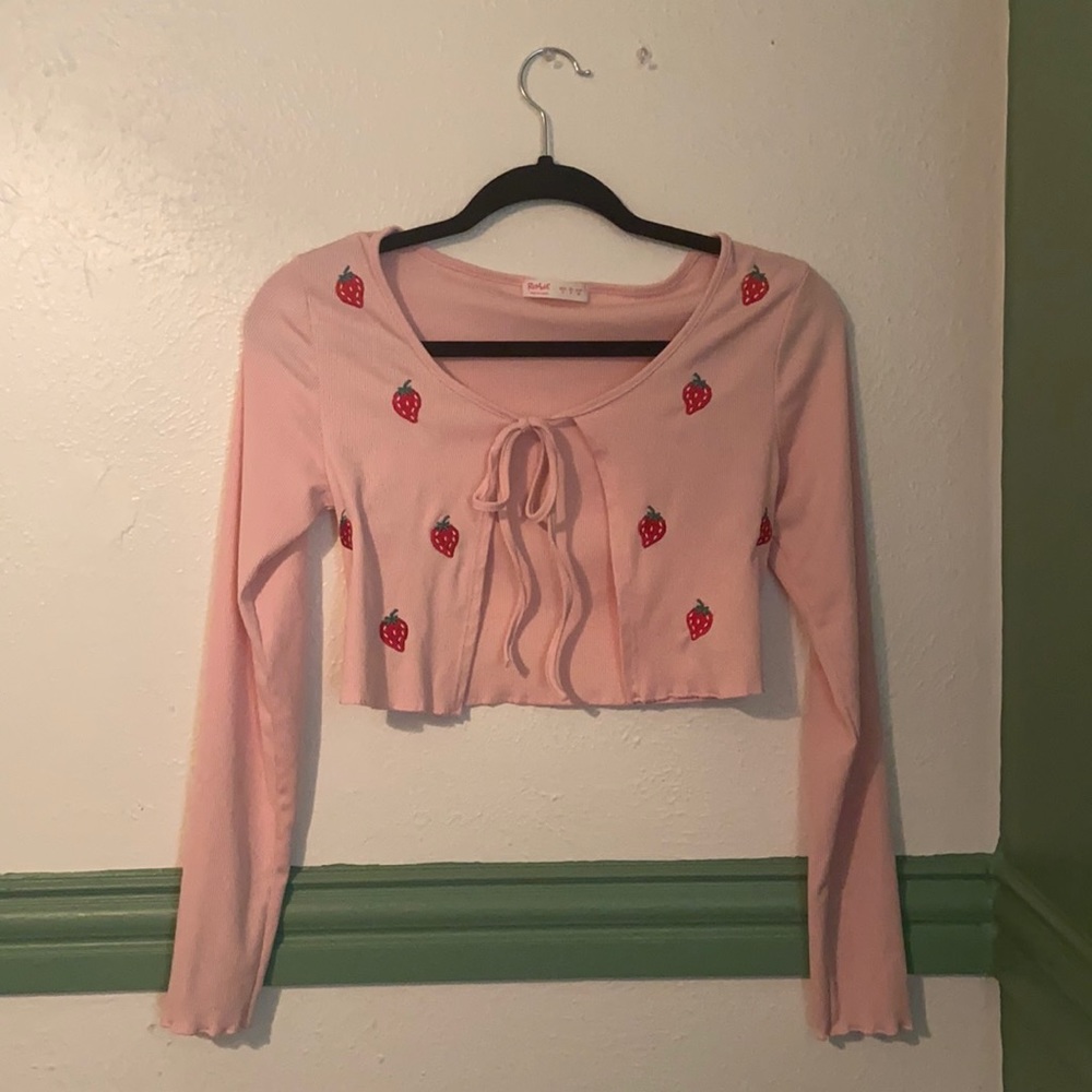 Pink Strawberry Top 🍓
